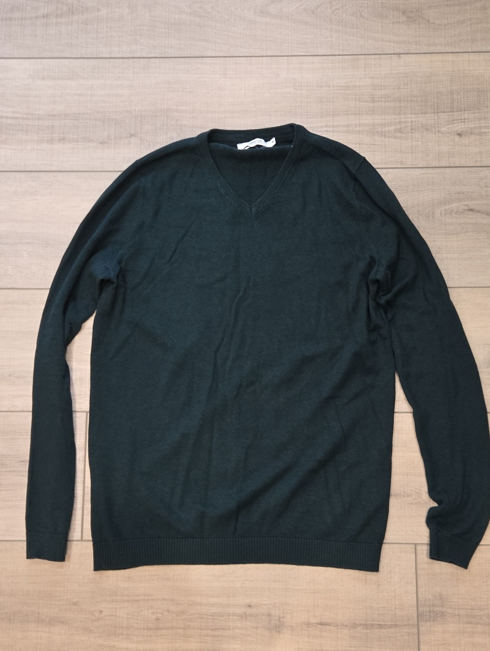 Jack & Jones Men's V-Neck Sweater in Deep Green